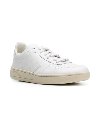Shop Veja V-10 Sneakers - White