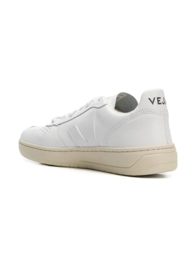 Shop Veja V-10 Sneakers - White