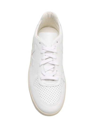 Shop Veja V-10 Sneakers - White
