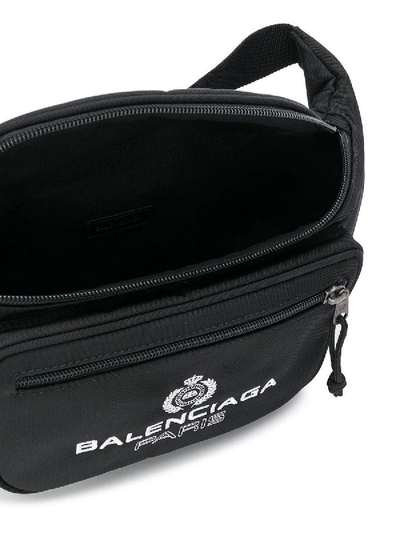 Shop Balenciaga Paris Explorer Belt Bag Black