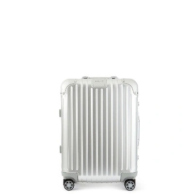 Shop Rimowa Original Classic Cabin Suitcase In Silver