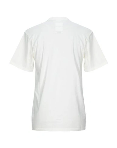 Shop Napapijri Napa By Martine Rose Man T-shirt Ivory Size L Cotton In White