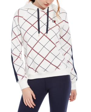 tommy hilfiger plaid hoodie