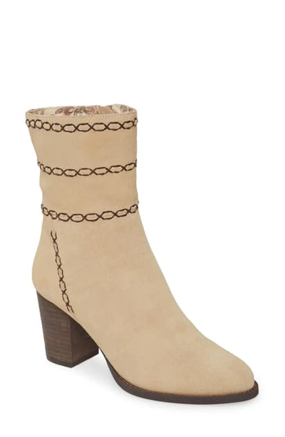 Shop Band Of Gypsies Aurora Boot In Natural Suede