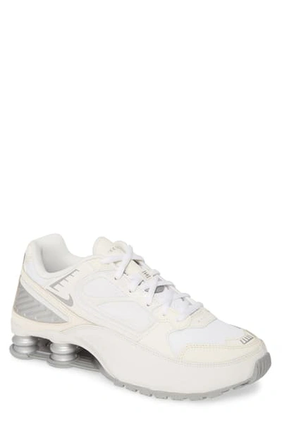 Shop Nike Shox Enigma Sneaker In Phantom/ Silver/ White