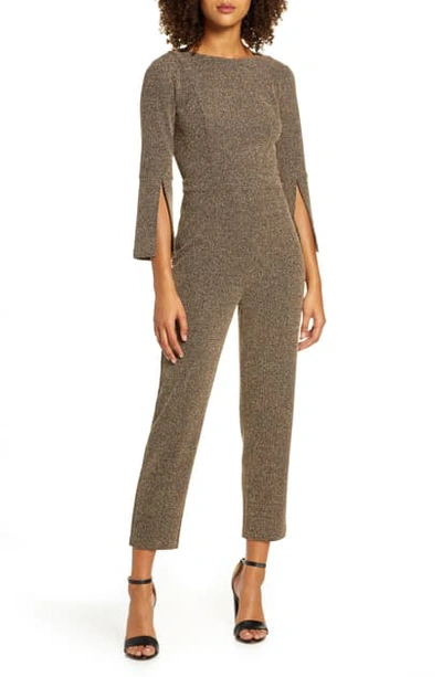 Shop Ali & Jay View From The Top Jumpsuit In Black/ Tan