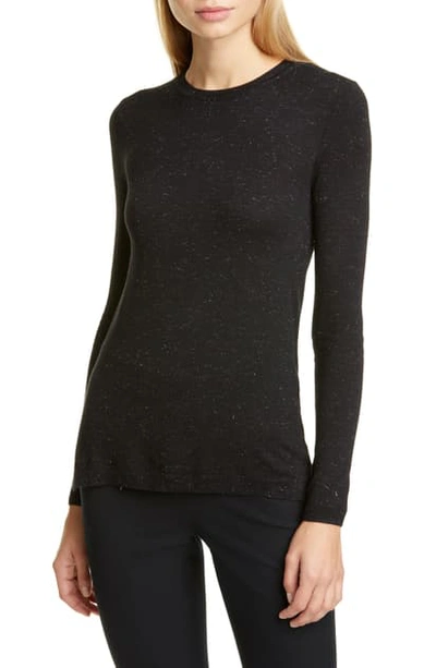 Shop Whistles Annie Sparkle Sweater In Black