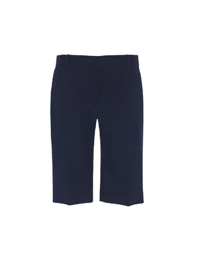 Shop The Row Navy Blue Cotton Rosemary Shorts In Black