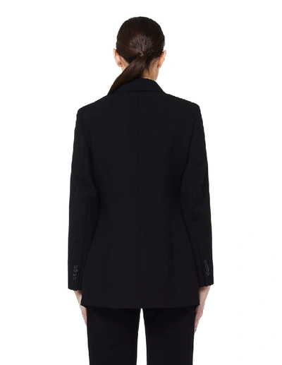Shop Balenciaga Black Wool Hourglass Jacket