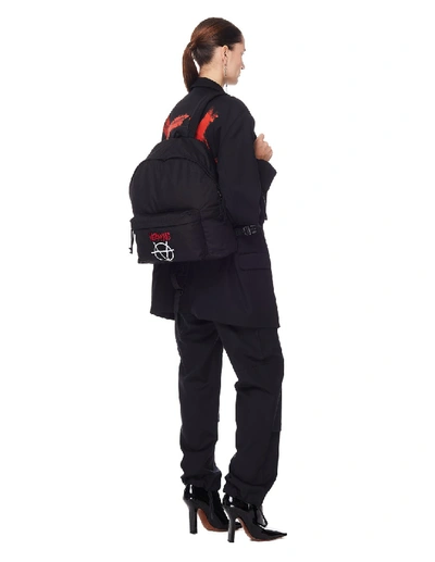 Shop Vetements Black Anarchy Backpack