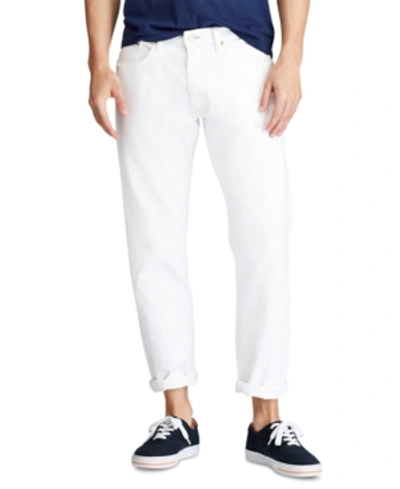 Shop Polo Ralph Lauren Men's Hampton Relaxed Straight Jeans In Hudson White