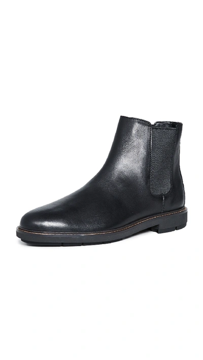 Shop Coach Leather Chelsea Boots In Black