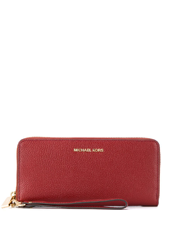 michael kors red wallet