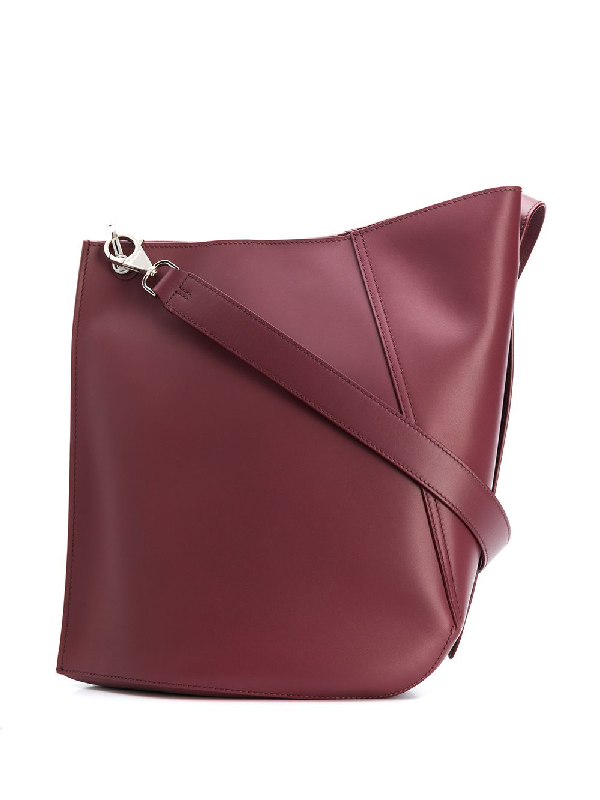 Lanvin Medium Hook Shoulder Bag In Red | ModeSens