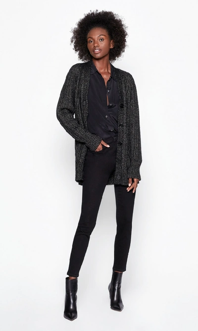 Shop Equipment Jeannane Cardigan In True Black Multi