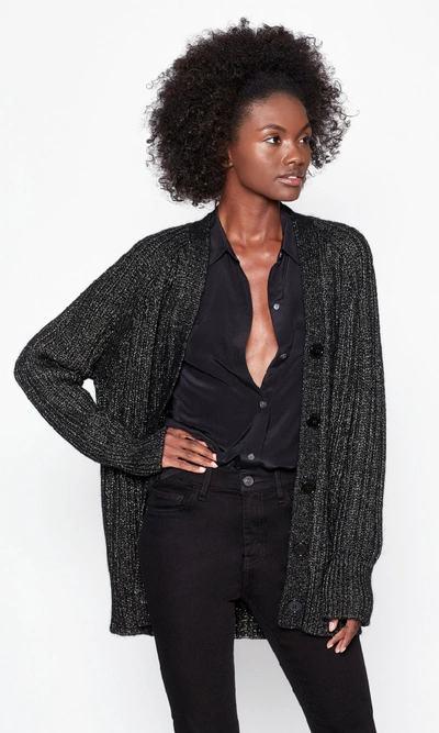 Shop Equipment Jeannane Cardigan In True Black Multi