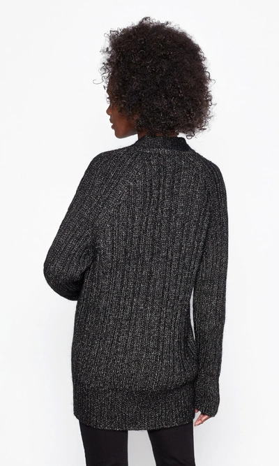 Shop Equipment Jeannane Cardigan In True Black Multi