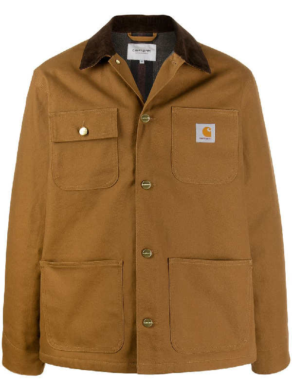 Carhartt Patch Pocket Jacket In Brown | ModeSens