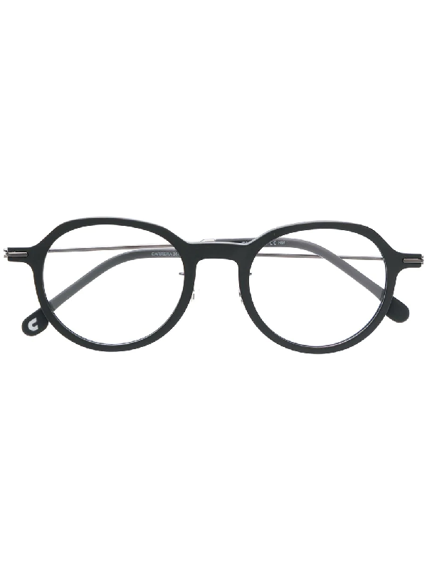 black circle frame glasses