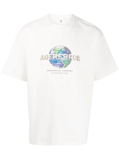 Shop Ader Error Logo Print T In White