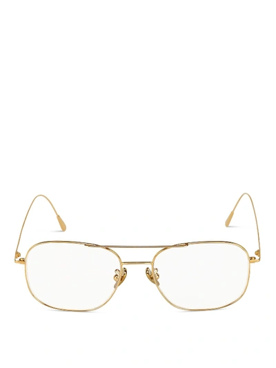 Shop Cutler And Gross Gold Metal Glasses