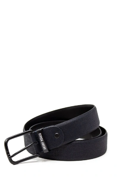 Shop Antony Morato Blue Leather Belt