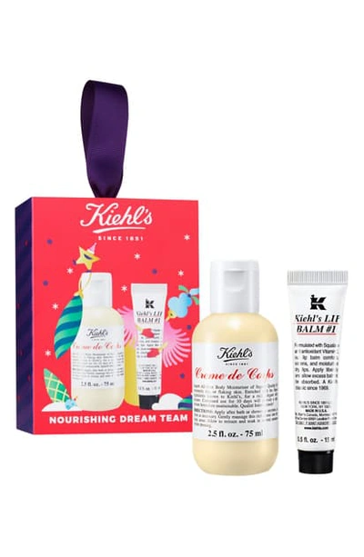 Shop Kiehl's Since 1851 1851 Nourishing Dream Team Creme De Corps & Lip Balm Set