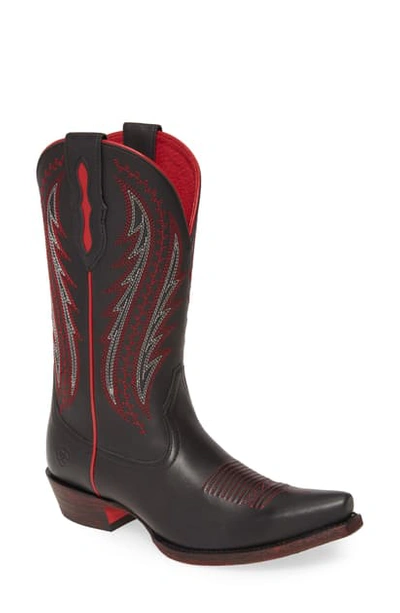 Shop Ariat Tailgate Western Boot In Black