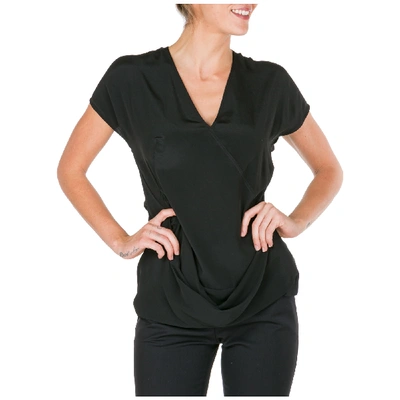 Shop Rick Owens Women's Top Short Sleeve In Black