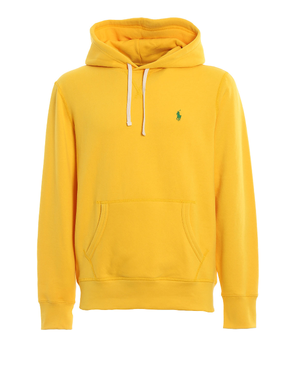 polo ralph lauren yellow hoodie