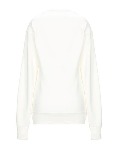 Shop Helmut Lang Sweatshirt In Ivory