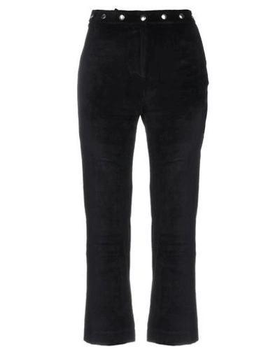 Shop Alexa Chung Alexachung Woman Pants Black Size 8 Viscose, Polyester, Elastane