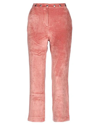 Shop Alexa Chung Alexachung Woman Pants Pastel Pink Size 8 Viscose, Polyester, Elastane