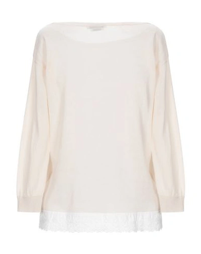 Ballantyne Sweaters In Ivory