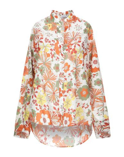 Shop Orian Floral Shirts & Blouses In White