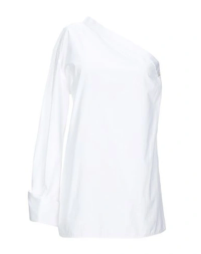 Shop Helmut Lang Blouses In White