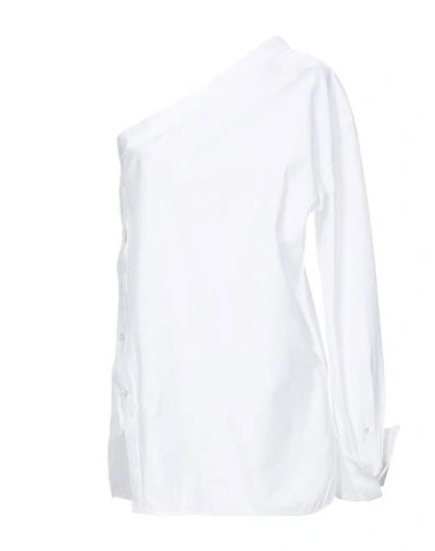 Shop Helmut Lang Blouses In White
