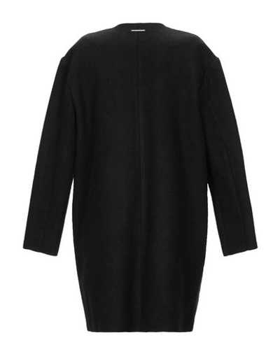 Shop Armani Exchange Coat In Black