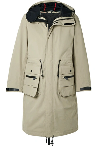 Templa 2l Bio Moss Hooded Padded Canvas Parka In Beige | ModeSens