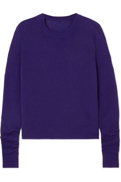 Shop The Elder Statesman Tranquility Cashmere Sweater In Blue