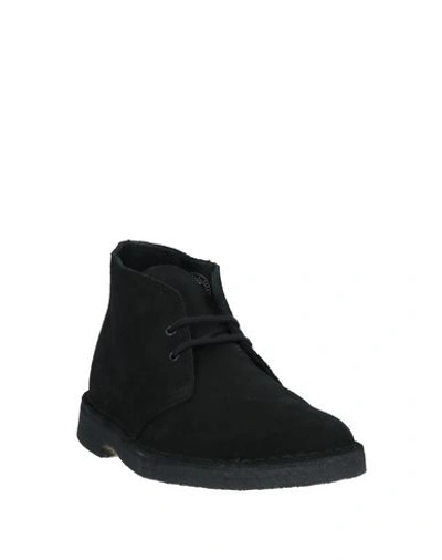 Shop Clarks Originals Man Ankle Boots Black Size 7.5 Soft Leather