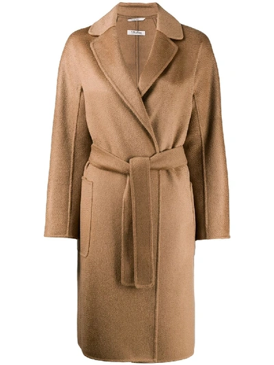 Max Mara Alati Coat In Neutrals | ModeSens