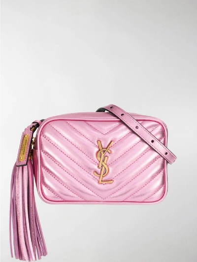 Shop Saint Laurent Lou Belt Bag In Pink