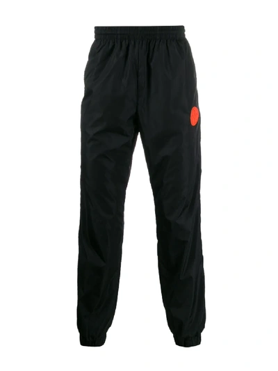 Shop Off-white Logo Patch Track Pants In Black