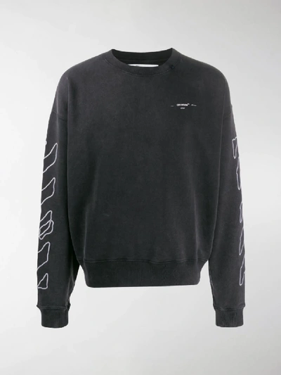 Shop Off-white Scribble Arrows Sweatshirt In Black