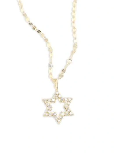 Shop Lana Girl Mini Star Diamond Pendant Necklace In Gold