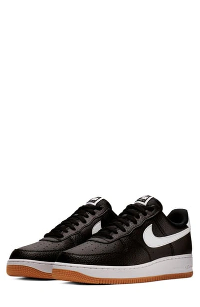 Shop Nike Air Force 1 '07 Sneaker In Black/ White/ Wolf Grey