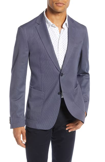 boss trim fit travel blazer