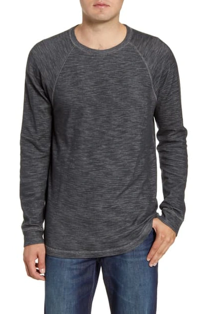Shop Tommy Bahama Deux Over Reversible Long Sleeve T-shirt In Coal