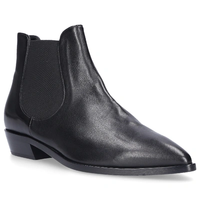 Shop Agl Attilio Giusti Leombruni Ankle Boots D530534 Calfskin In Black